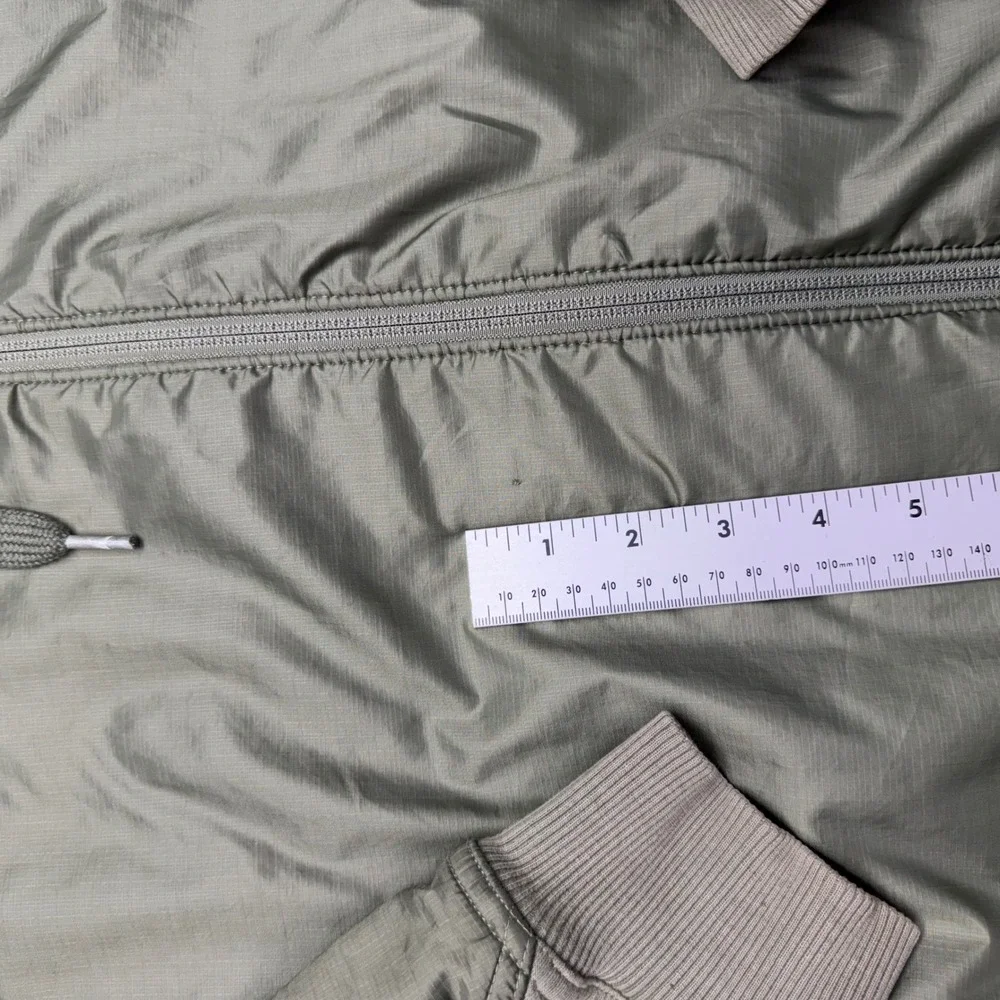 Nike‎ Air Jordan 366765-305 Mens Large Full-Zip Olive Green Hooded Jacket